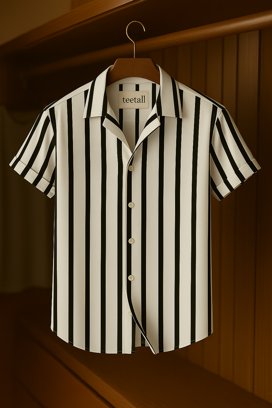 Mens Button Up Half Sleeve Shirt TTMBUS3 - PR1