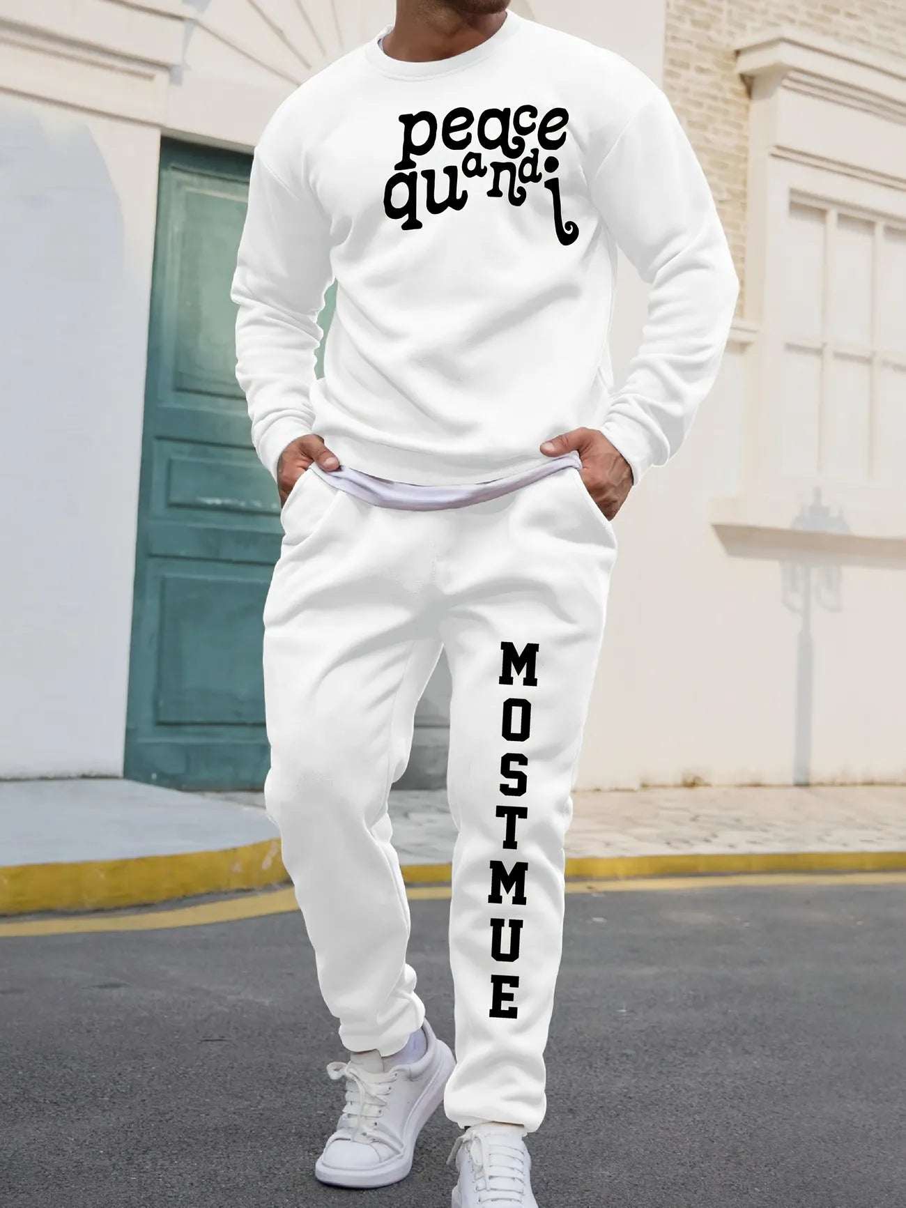 Sweatshirt with trousers hotsell