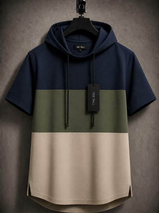 Mens Half Sleeve Hooded T-Shirt TTMCBTS16