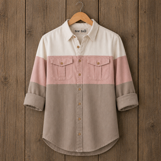 Mens Button Up Cotton Full Sleeve Shirt TTMBUS397 - Multi Color