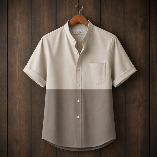 Mens Button Up Cotton Half Sleeve Shirt TTMBUS400 - Multi
