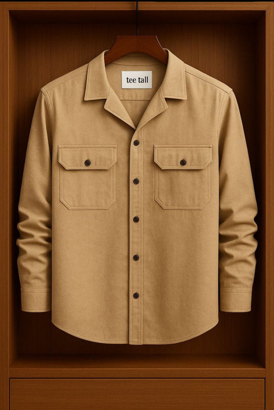 Mens Button Up Cotton Full Sleeve Shirt TTMBUS163 - Brbe