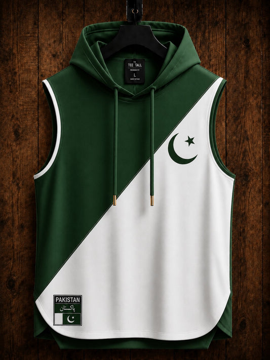 Mens Cotton Hooded Sleeveless T-Shirt CHST34 - Special Edition