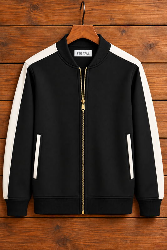 Tee Tall Mens Fleece Bomber ELOR2 Zip Jacket