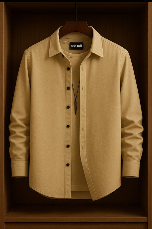 Mens Button Up Cotton Full Sleeve Shirt TTMBUS162 - Brbe